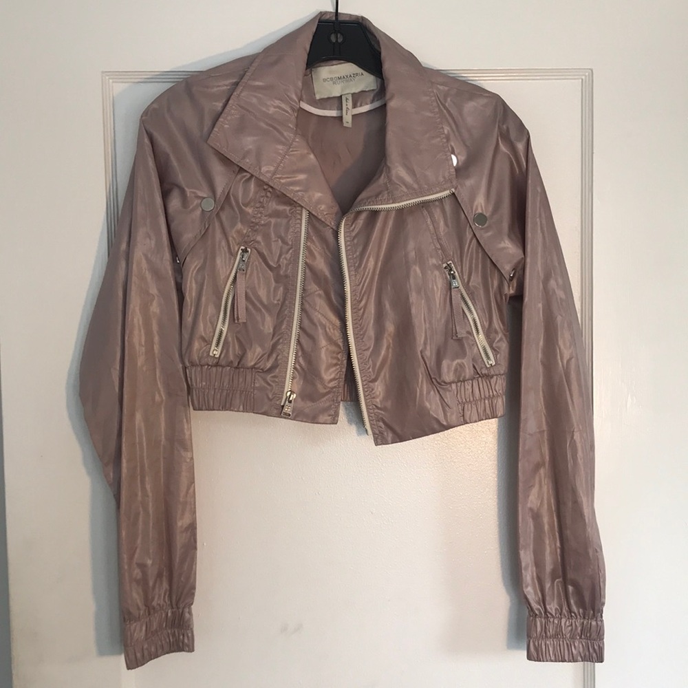 BCBG MaxAzria Runway cropped jacket